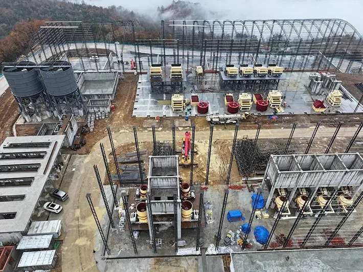 CREC 1 millions ton per year aggregate crushing line